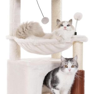 3-Tier Cat Tree with Dangling Toy