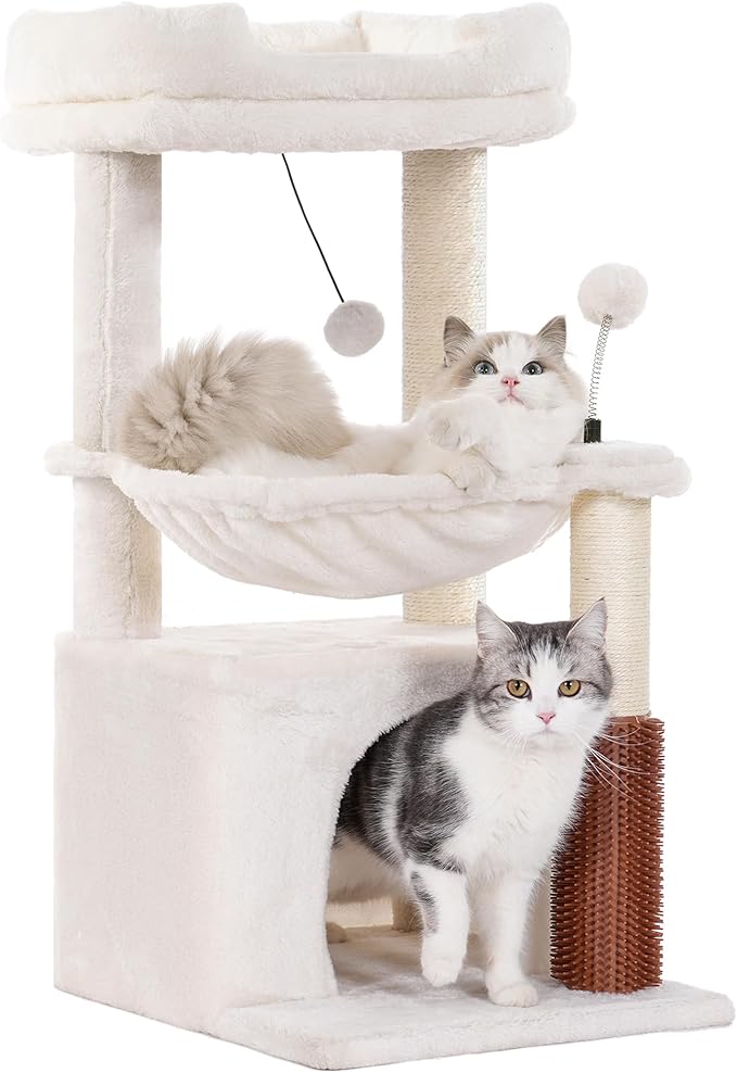 3-Tier Cat Tree with Dangling Toy